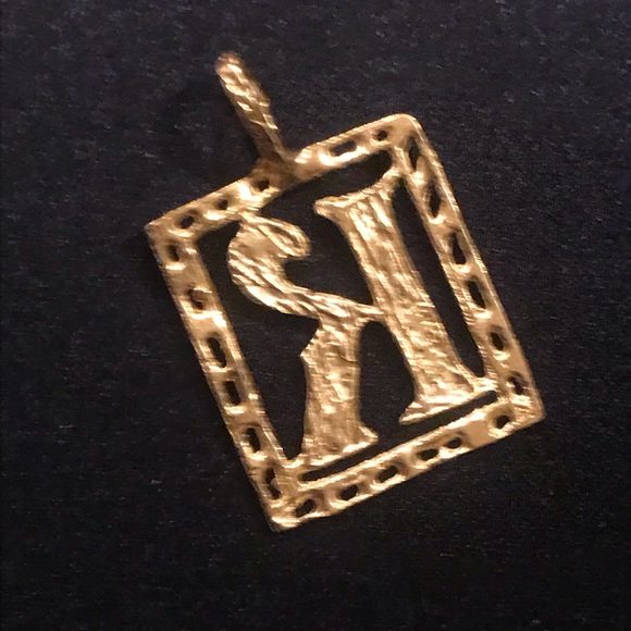 Genuine 14K Yellow Gold Pendant Unisex - Picture 8 of 13